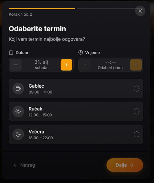 Reservations kept simple preview